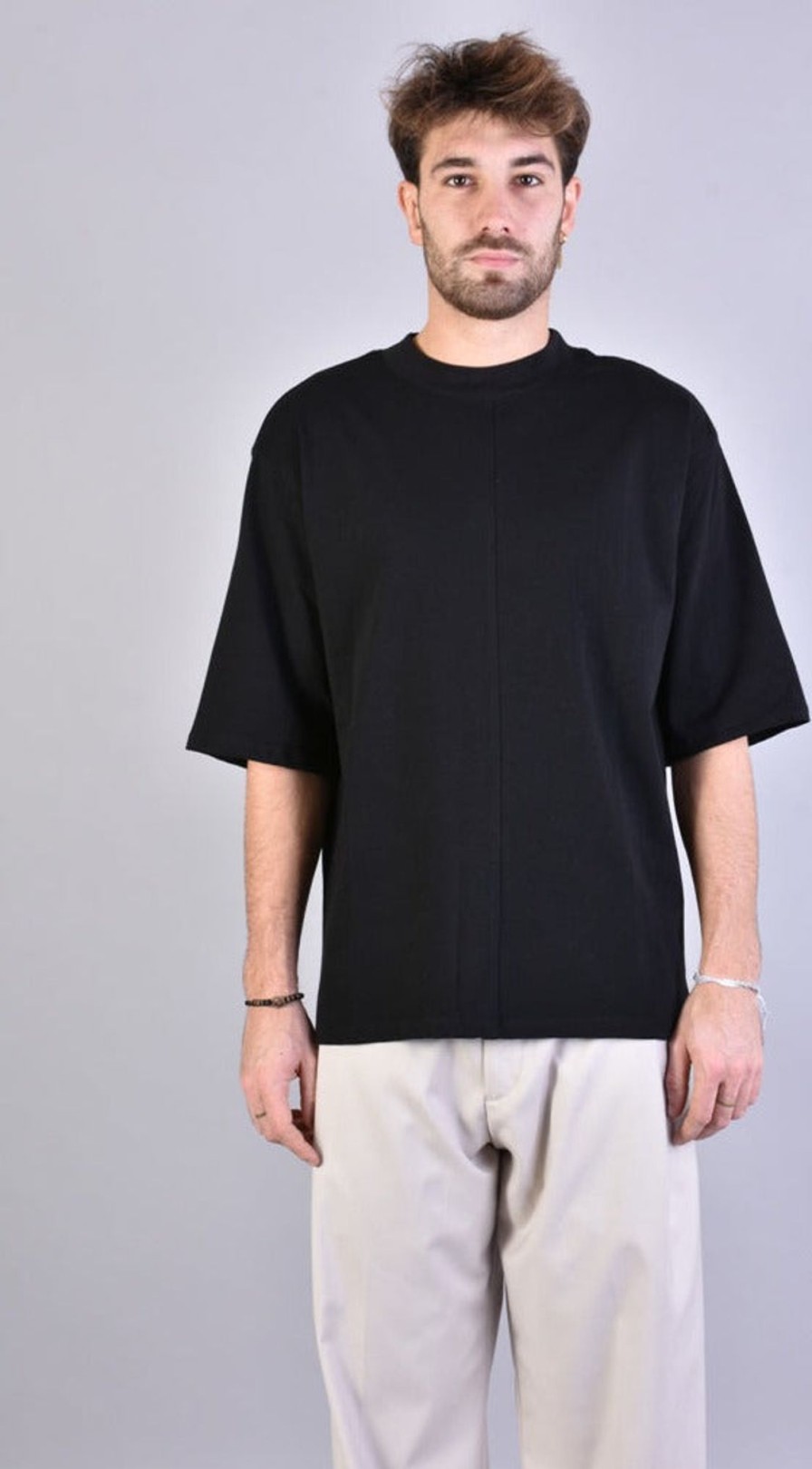 Men XAGON | A3 2Zx97La23 Over Cotton T-Shirt Black