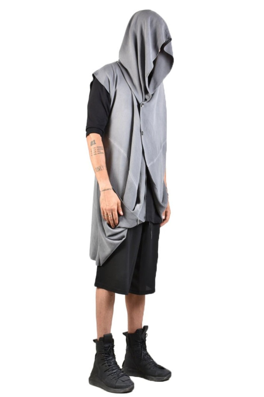 Men LA HAINE INSIDE US | Tr3J Crumz23 Man Cardigan Grey