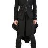 Women LA HAINE INSIDE US | Tr4B Elpaso23 Black Skinny Coat